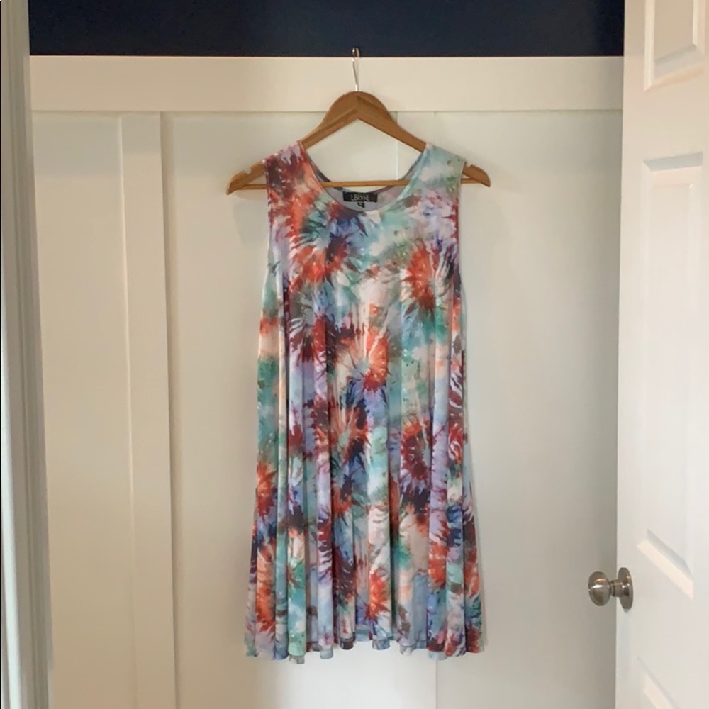 Tie-Dye Swing Dress